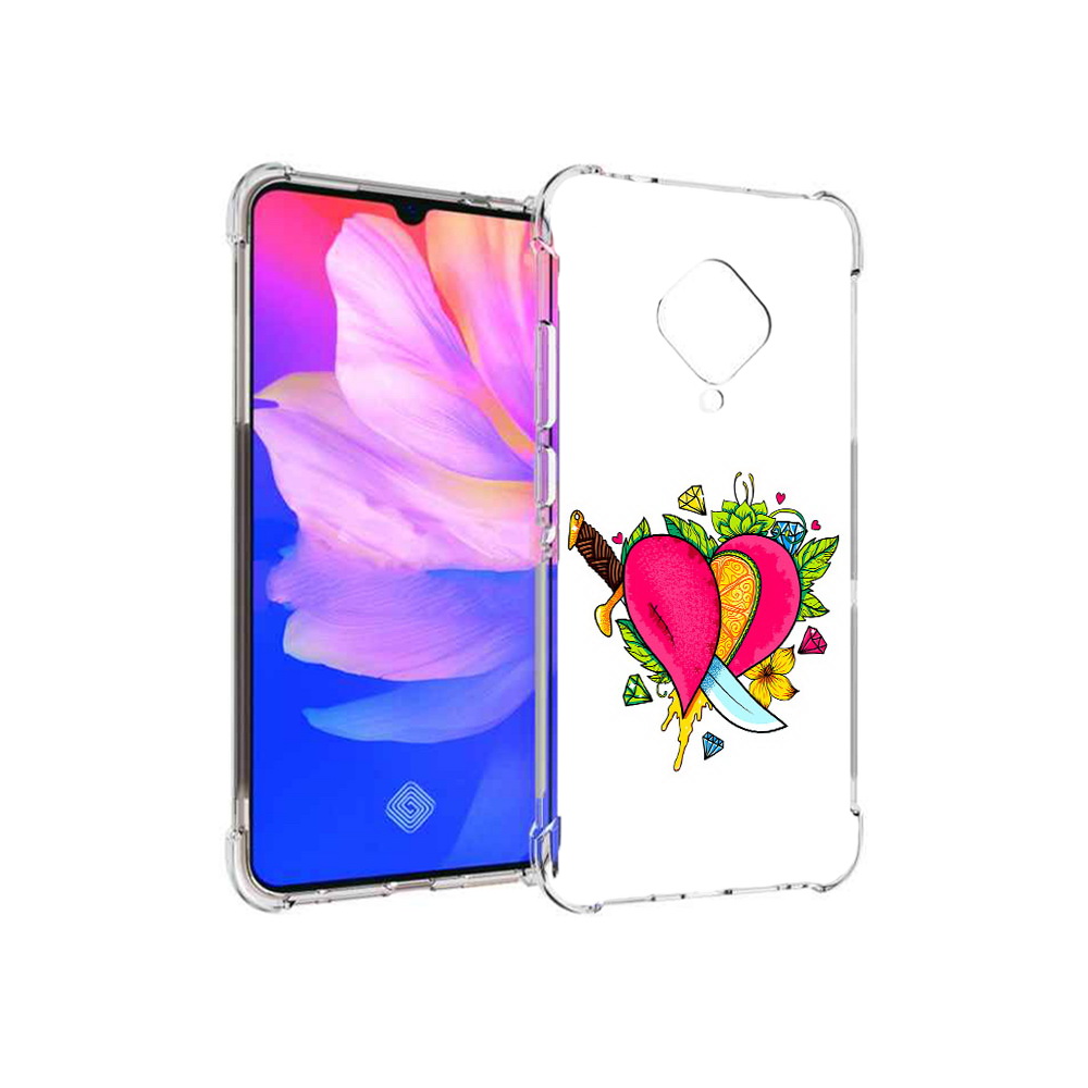 

Чехол MyPads Tocco для Vivo V17 Фруктовое сердце (PT147343.378.188), Прозрачный, Tocco