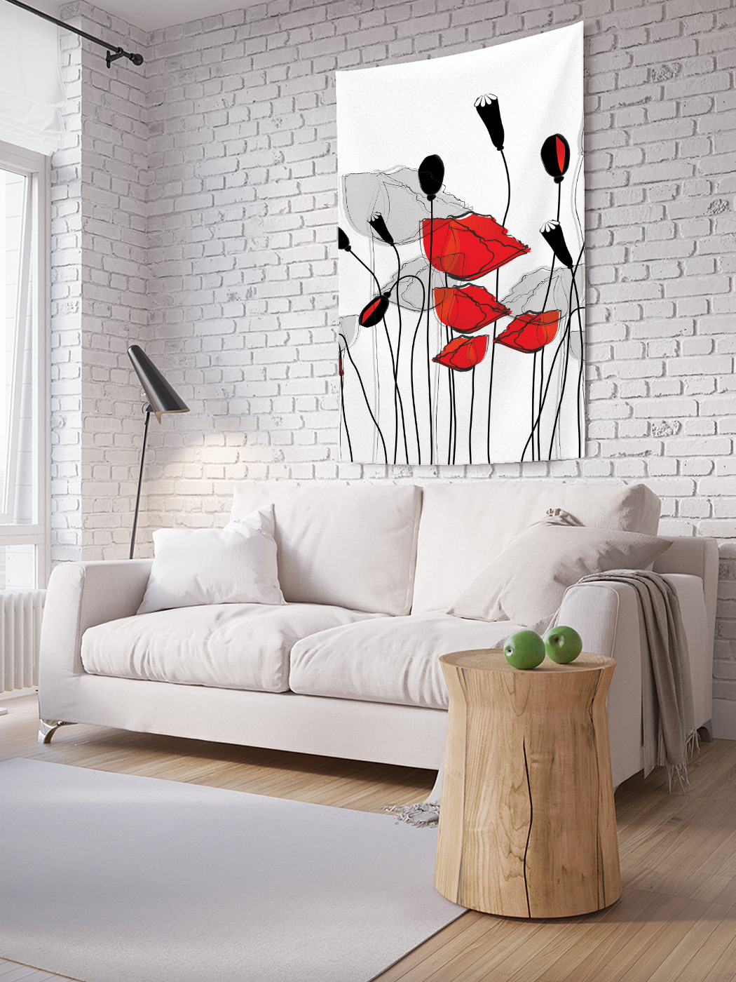 

Вертикальное фотопанно на стену JoyArty Цветочный поцелуй 150x200 см, Цветочный поцелуй