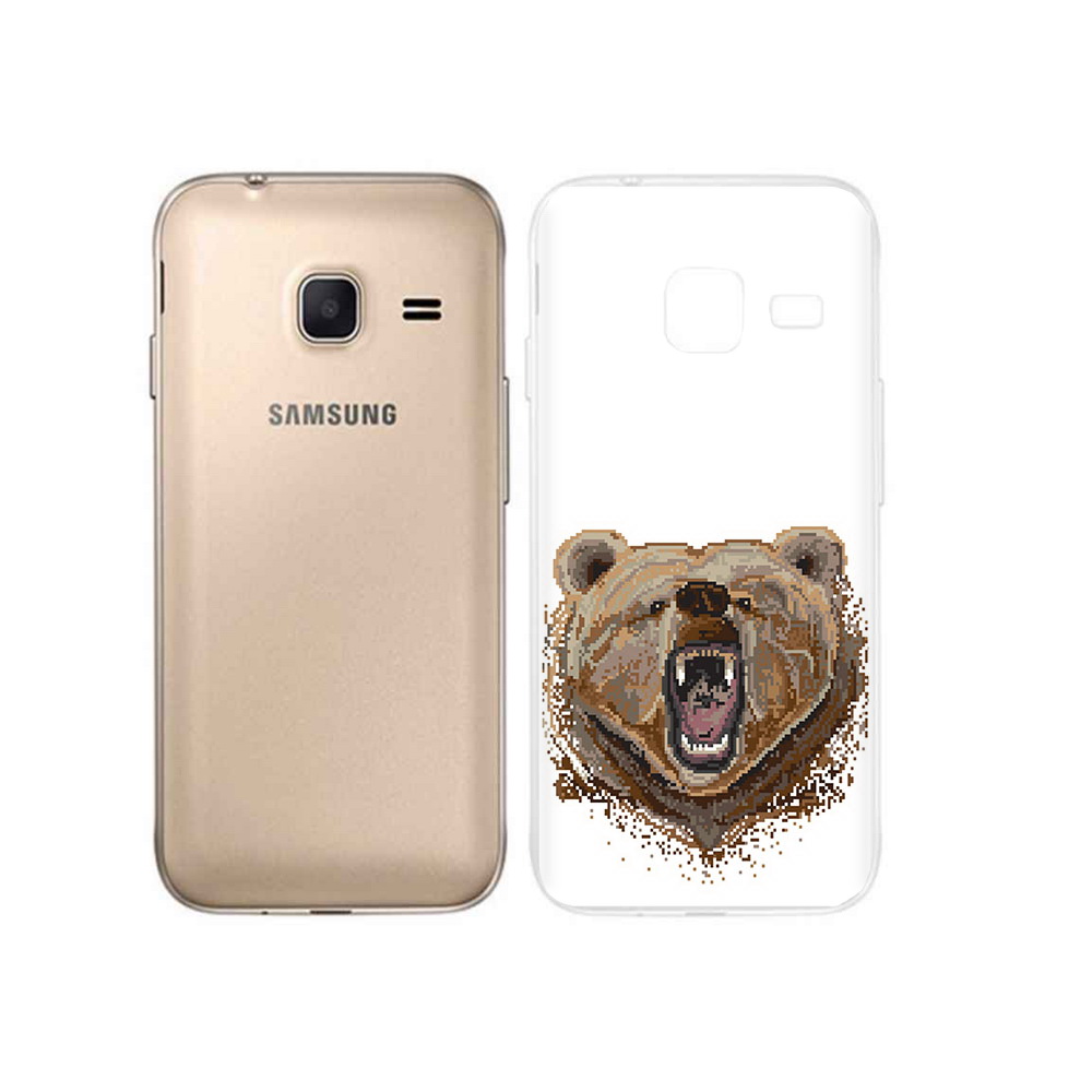 

Чехол MyPads Tocco для Samsung Galaxy J1 mini пиксельный медведь (PT24300.564.539), Tocco