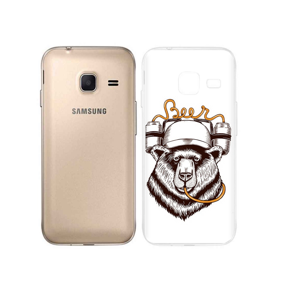 

Чехол MyPads Tocco для Samsung Galaxy J1 mini пивной медведь (PT24300.564.538), Tocco