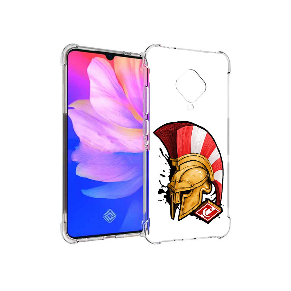 

Чехол MyPads Tocco для Vivo V17 ФК спартак шлем (PT147343.378.185), Прозрачный, Tocco