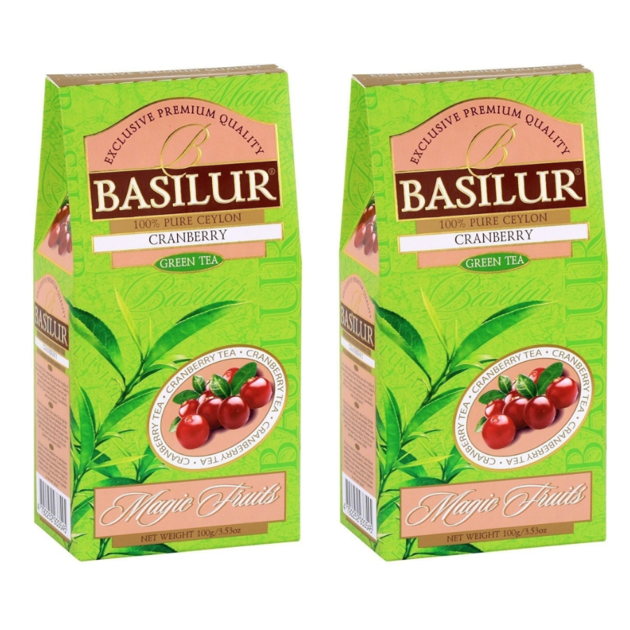 

Чай зеленый Basilur Клюква, 100 х 2 шт