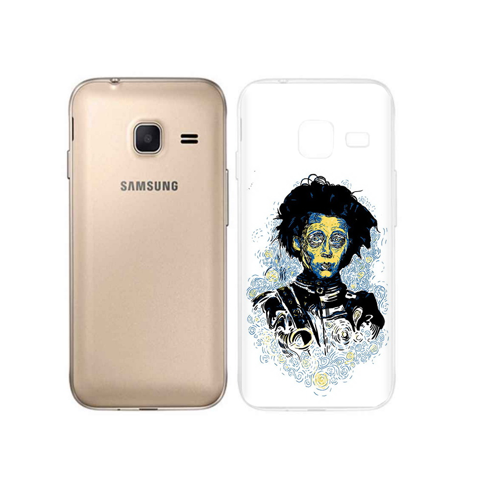 

Чехол MyPads Tocco для Samsung Galaxy J1 mini парень черно-белый абстракция, Tocco