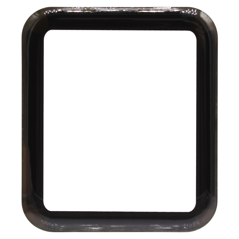 Защитное стекло для Apple Watch Series 3 (42mm) полное покрытие, черный