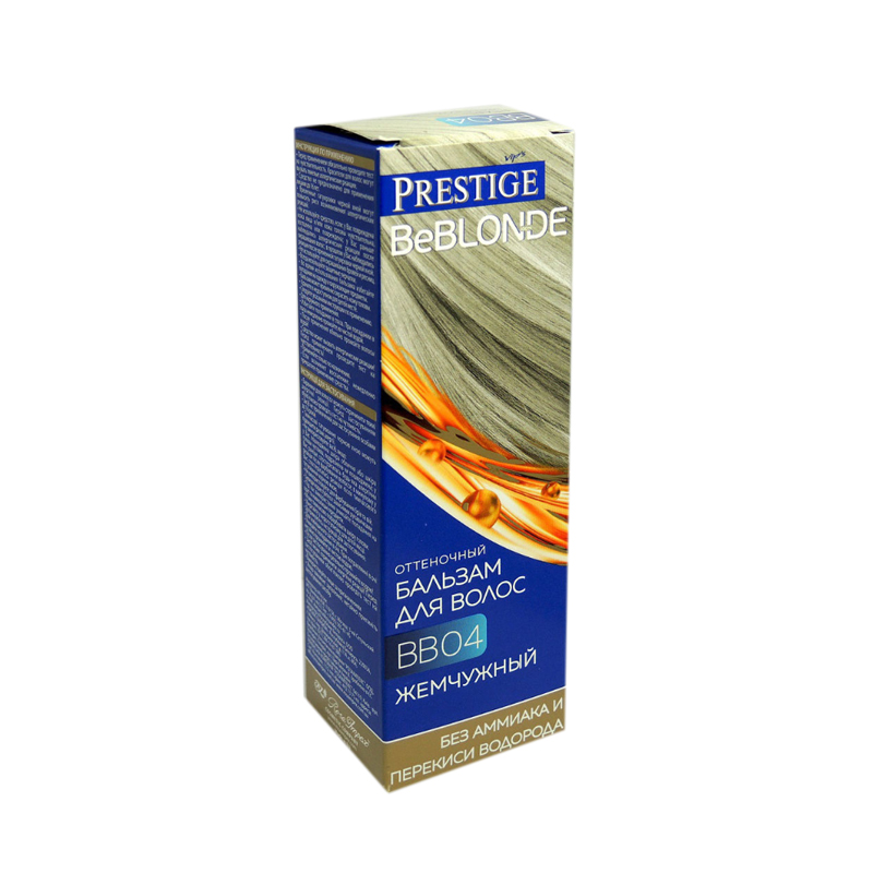 Бальзам оттеночный для волос Prestige BeBlond т.04 Жемчужный т 04 Жемчужный concept оттеночный бальзам для нейтрализации желтизны эффект жемчужный блонд 300 мл