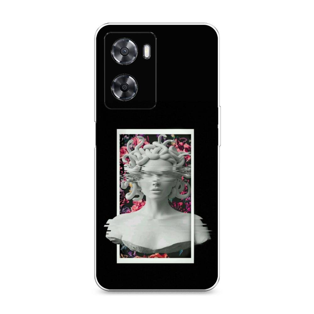 

Чехол на Oppo A57 4G "Web Punk Медуза Горгона", Черный;серый, 2511950-6