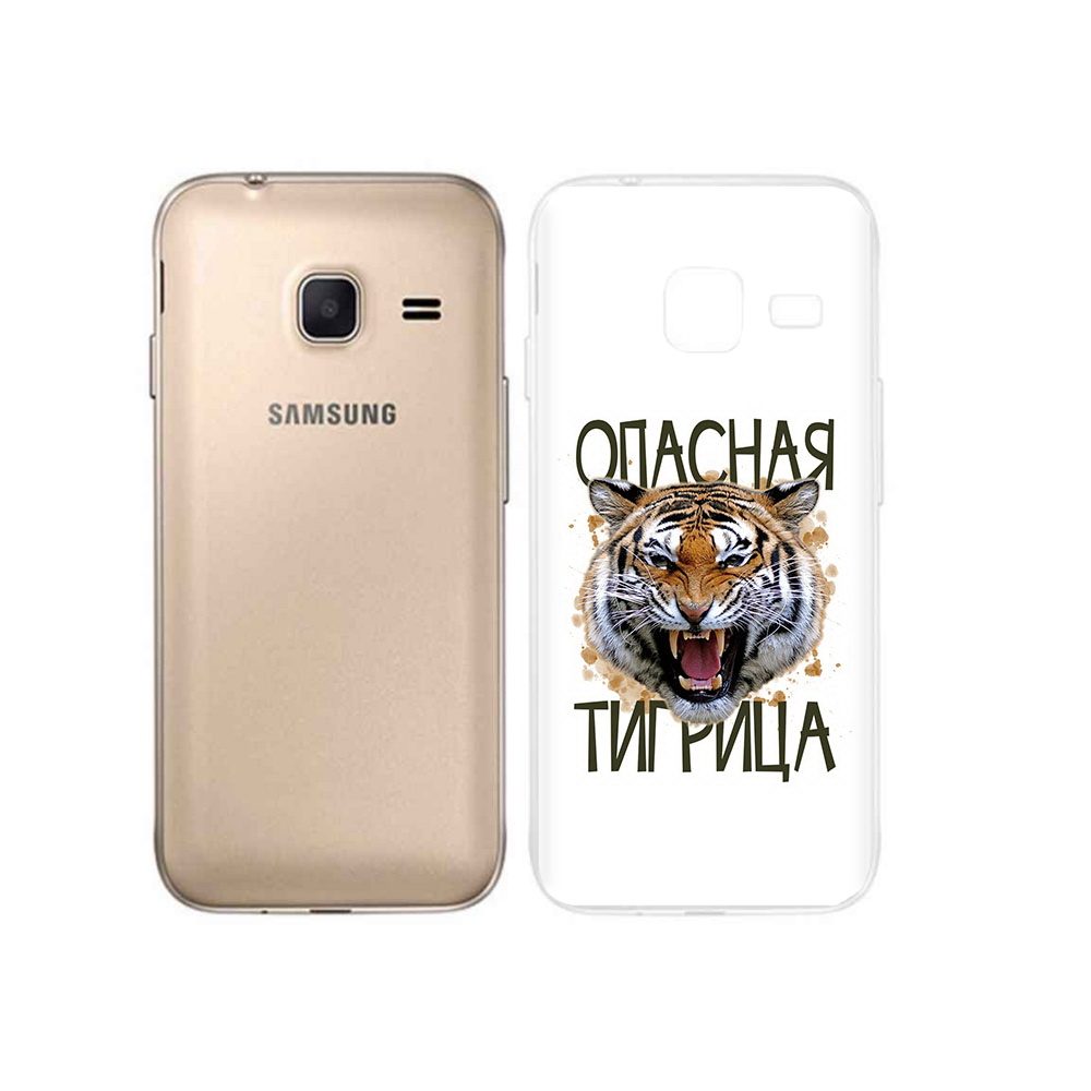 

Чехол MyPads Tocco для Samsung Galaxy J1 mini опасная тигрица (PT24300.564.527), Tocco