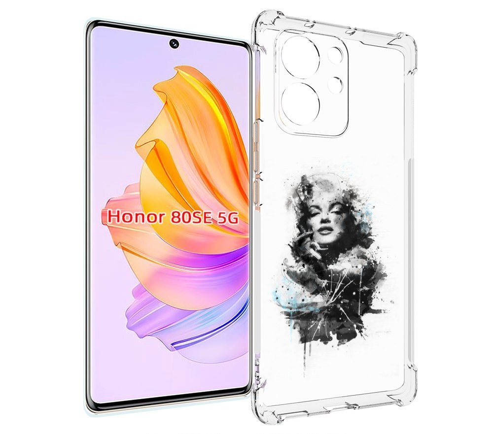 

Чехол MyPads Мерлин Монро загадочная женский для Honor 80 SE, Прозрачный, Tocco