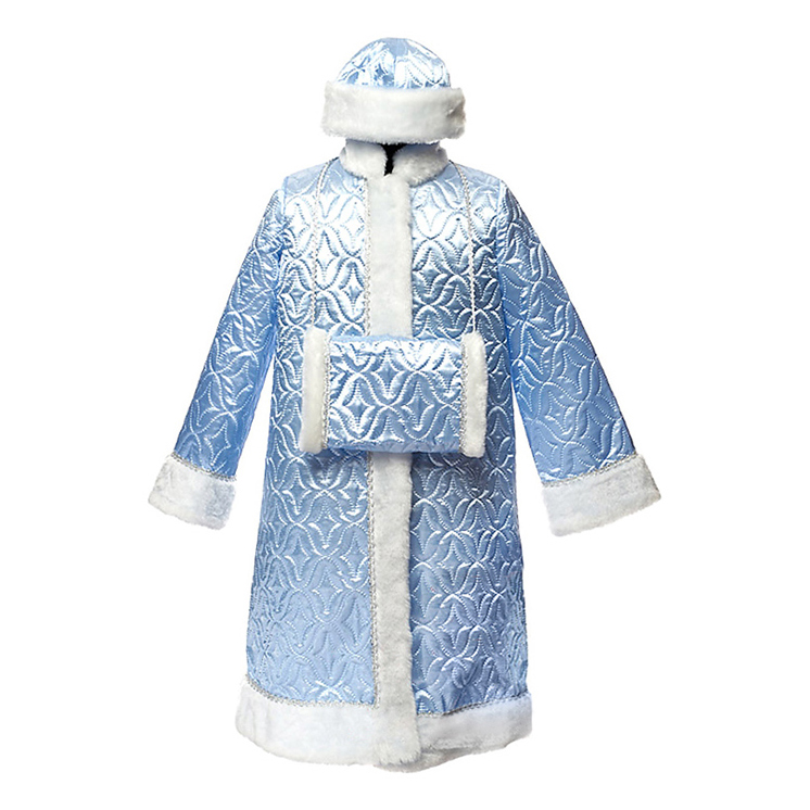 Карнавальный костюм для девочек р 34-36 Артэ-Грим Снегурочка голубой