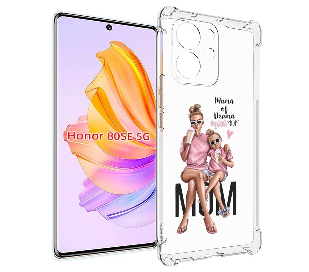 

Чехол MyPads Мама-мечты женский для Honor 80 SE, Прозрачный, Tocco