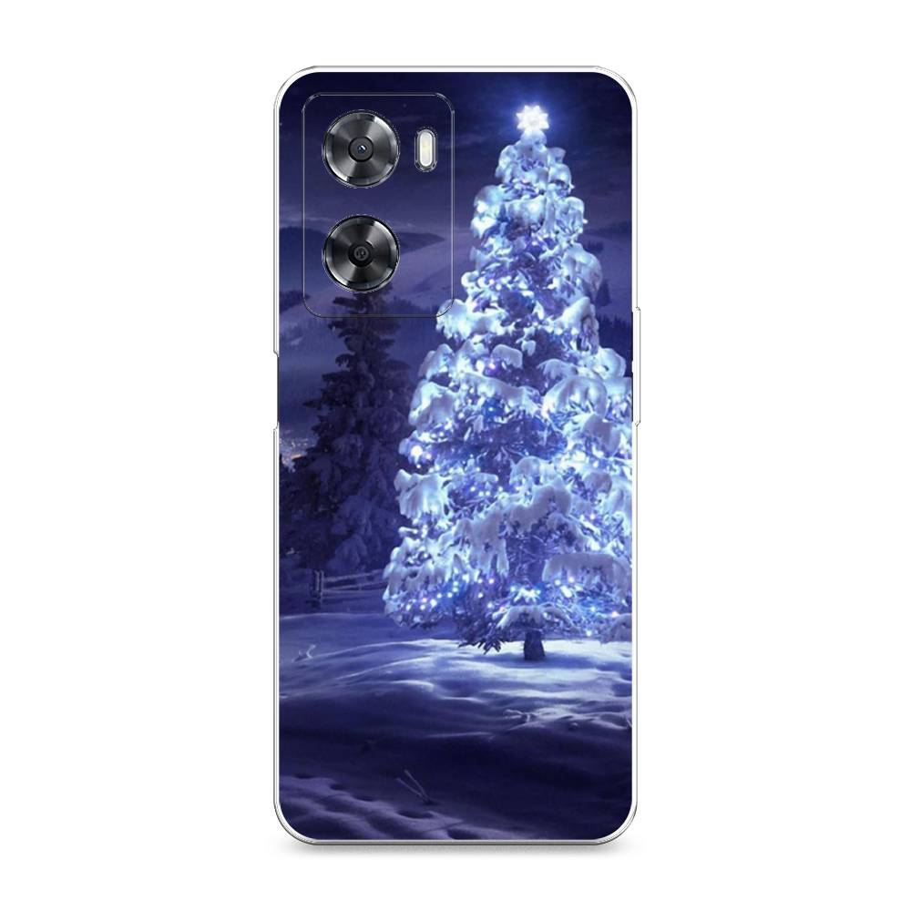 

Чехол на Oppo A57 4G "Зима 4", Синий;черный;белый, 2511950-2