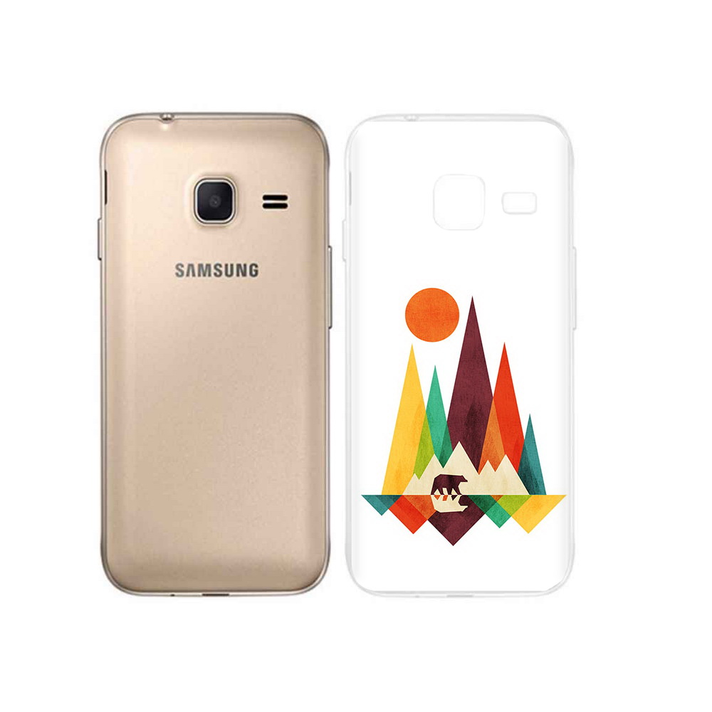 

Чехол MyPads Tocco для Samsung Galaxy J1 mini нарисованные горы с медведем, Tocco