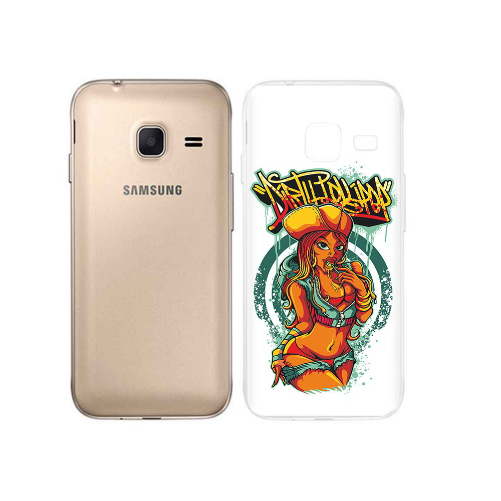 

Чехол MyPads Tocco для Samsung Galaxy J1 mini нарисованная девушка комикс, Tocco