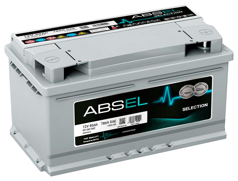 Аккумулятор Absel Selection 12V 80Ah 740A (315X175X175) Оп