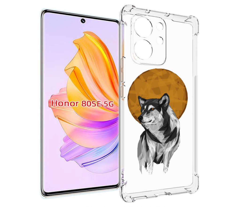 

Чехол MyPads Лунный волк для Honor 80 SE, Прозрачный, Tocco