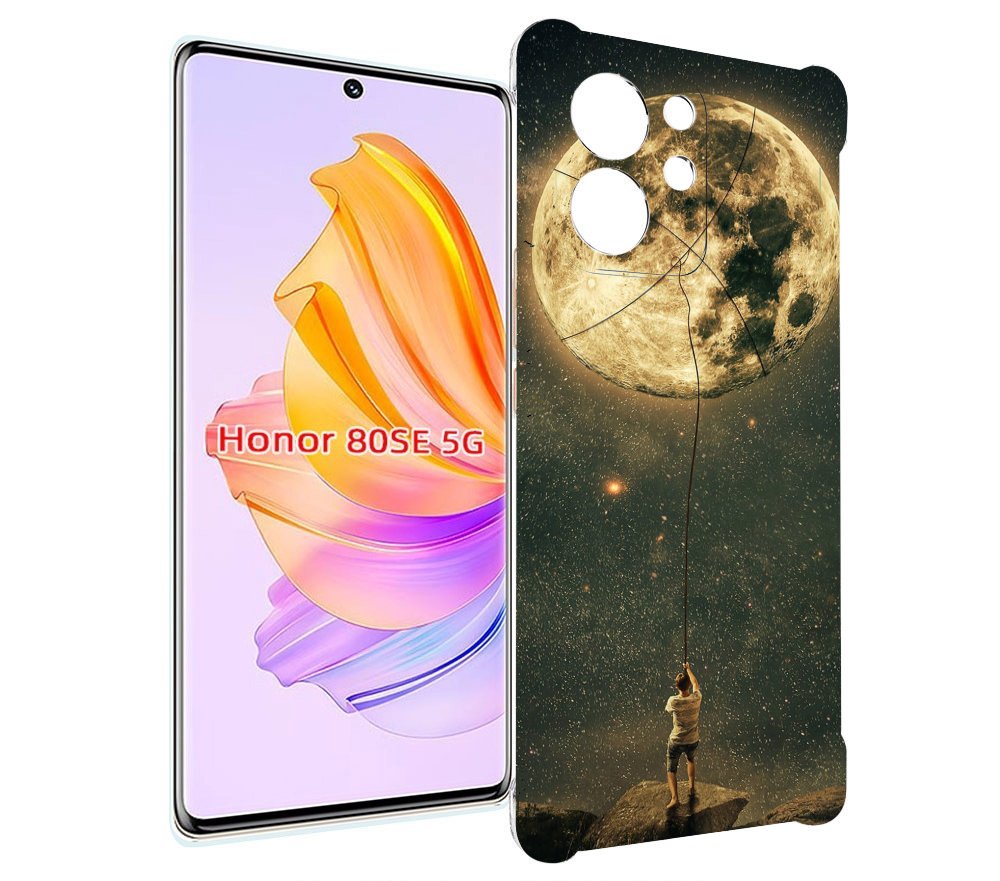 

Чехол MyPads Луна-светит для Honor 80 SE, Прозрачный, Tocco
