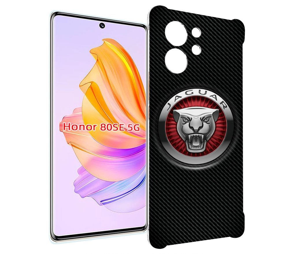 

Чехол MyPads Лого-ягуар для Honor 80 SE, Прозрачный, Tocco