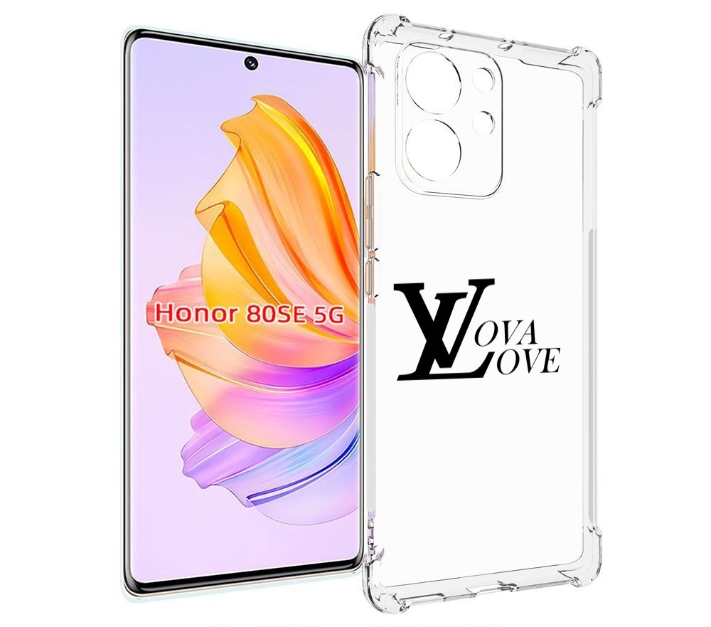 

Чехол MyPads Лова-лове для Honor 80 SE, Прозрачный, Tocco