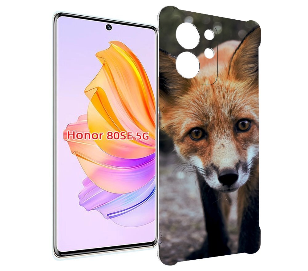 

Чехол MyPads Лисица для Honor 80 SE, Прозрачный, Tocco
