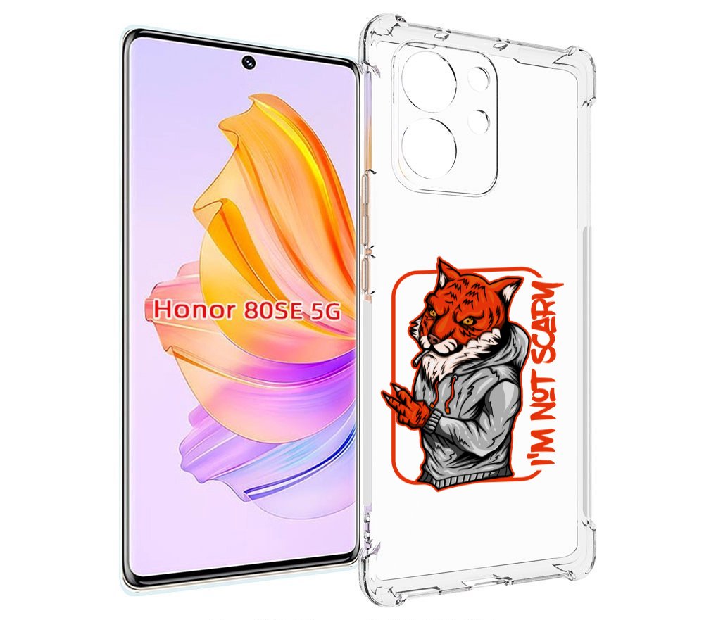 

Чехол MyPads Лис для Honor 80 SE, Прозрачный, Tocco