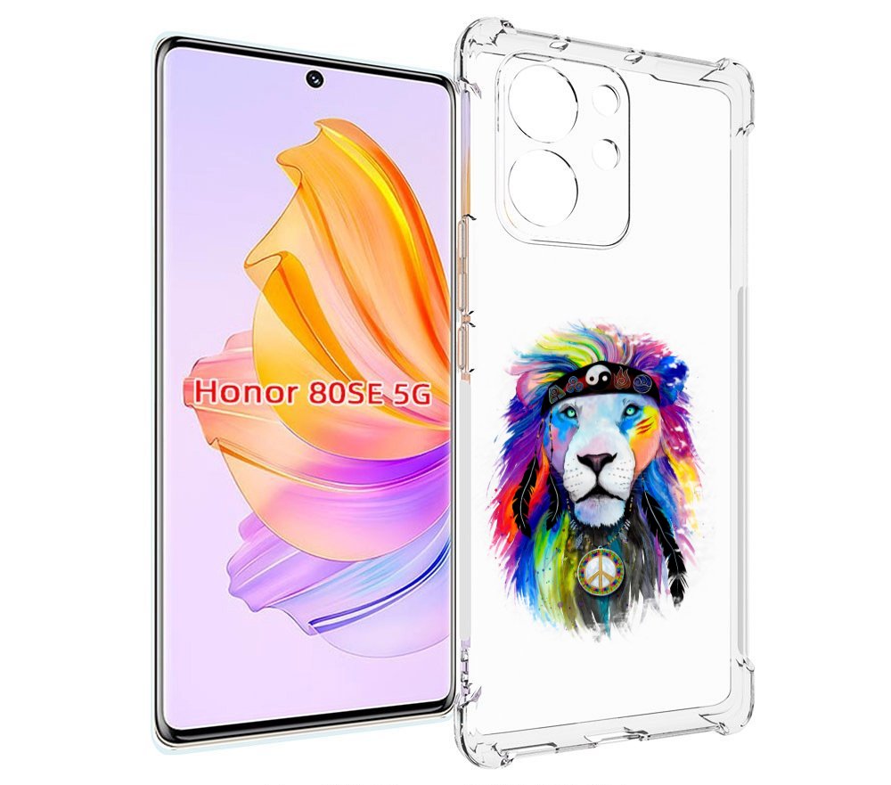 

Чехол MyPads Лев 3 для Honor 80 SE, Прозрачный, Tocco