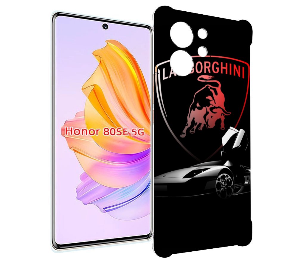 

Чехол MyPads Ламборгини-black мужской для Honor 80 SE, Прозрачный, Tocco
