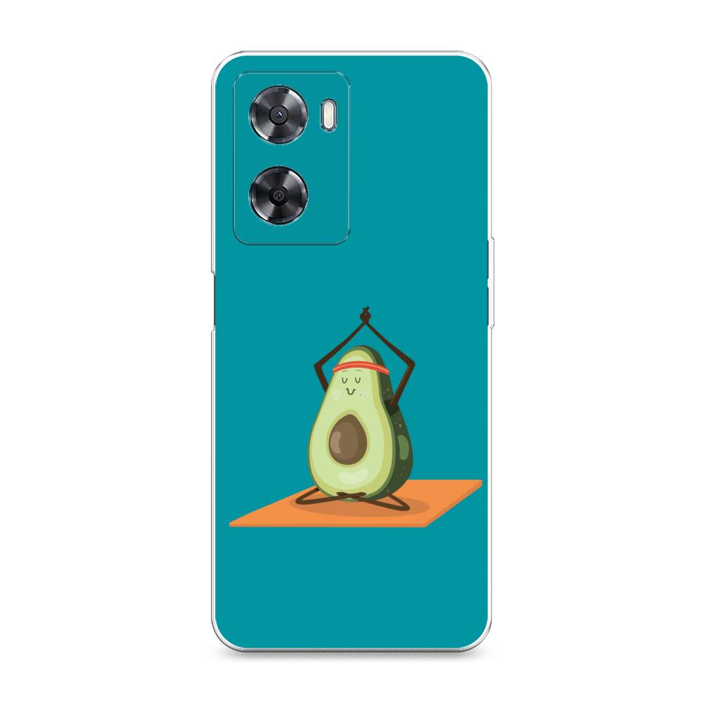 

Чехол на Oppo A57 4G "Расслабься с авокадо", Голубой, 2511950-6