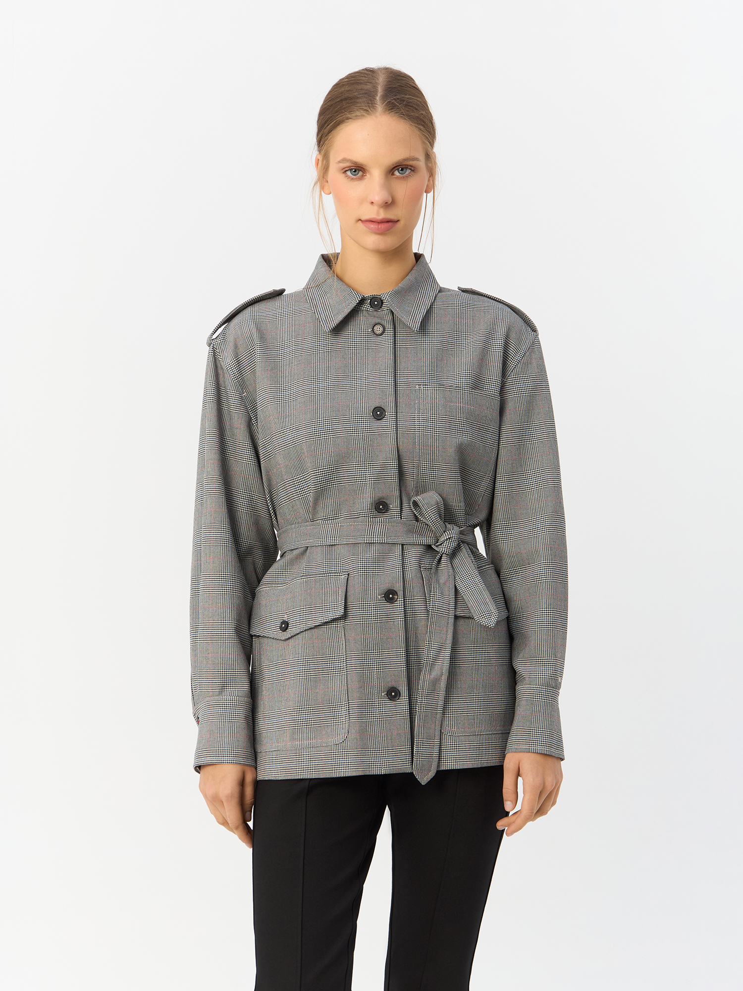

Пиджак женский Tommy Hilfiger WW0WW43316 серый р 42, WW0WW43316