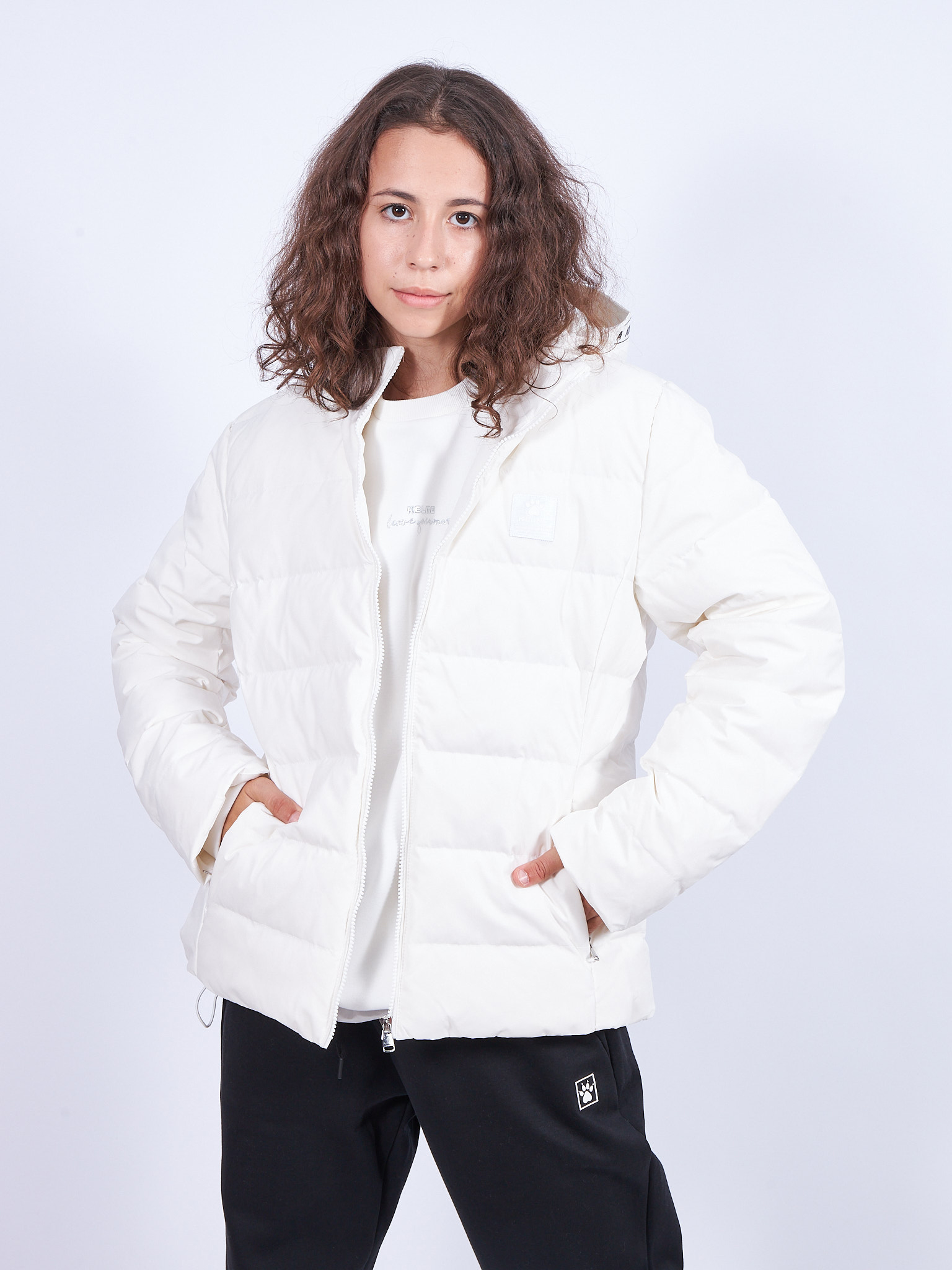 Куртка женская KELME 6147YR2014-100 белая XL