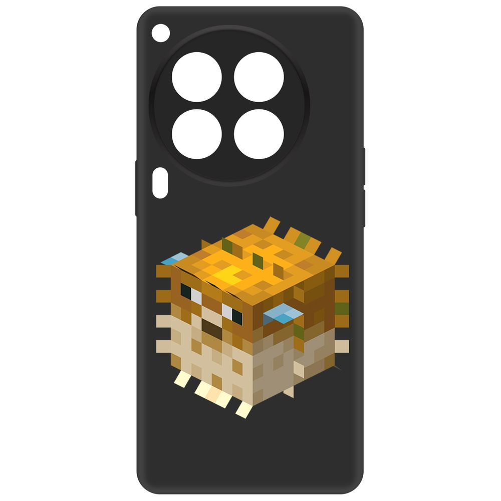 

Чехол-накладка Krutoff Soft Case Minecraft-Иглобрюх для TECNO Camon 30 Premier 5G черный