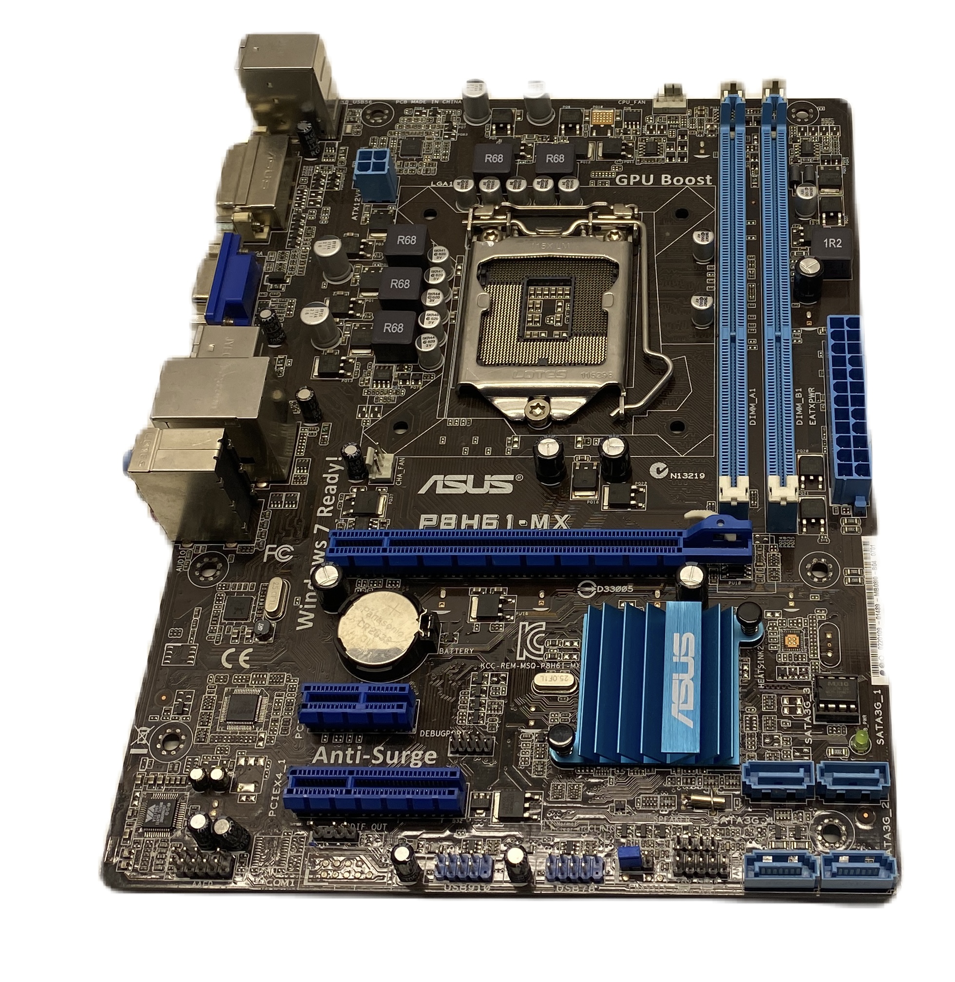 

Материнская плата ASUS P8H61-MX (bdec4), P8H61-MX