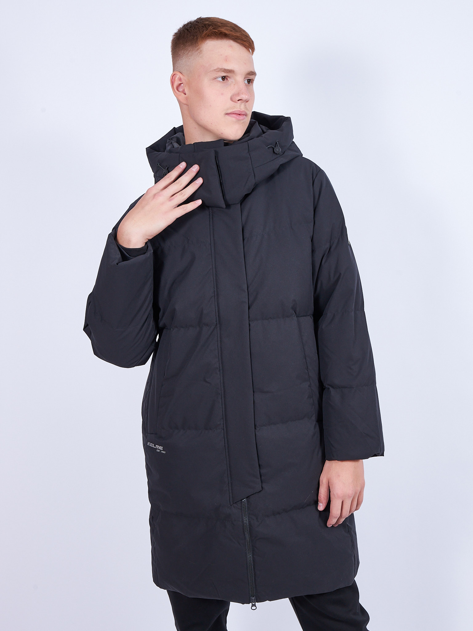 

Пуховик женский KELME 6147YR2001-000 черный 3XL, 6147YR2001-000