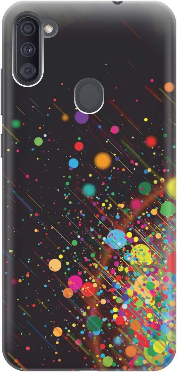 

Чехол на Samsung Galaxy A11/M11 с принтом "Яркое настроение", Зеленый;красный, 376
