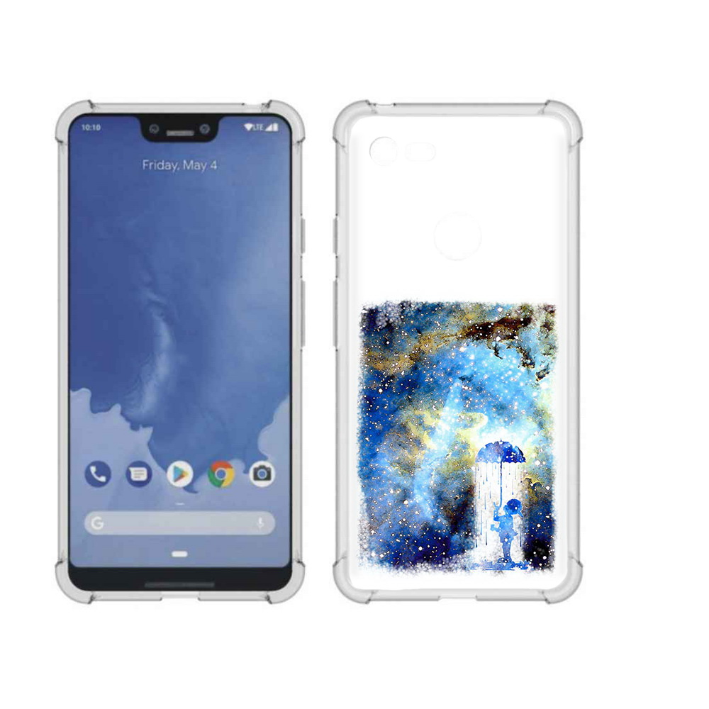 

Чехол MyPads Tocco для Google Pixel 3 XL мальчик в небе, Прозрачный, Tocco