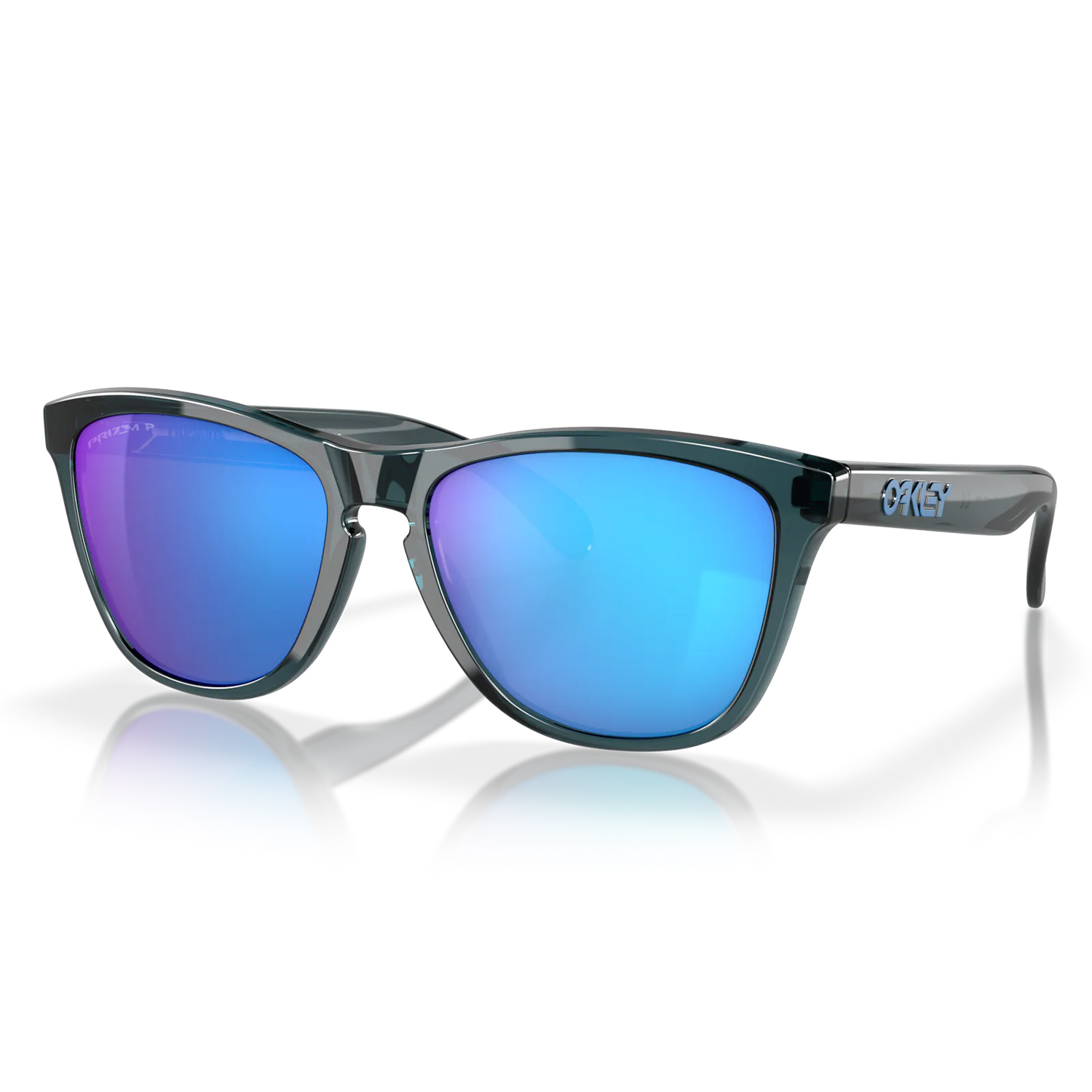 Солнцезащитные очки мужские Oakley Frogskins 2024-25 прозрачные черные 40668₽