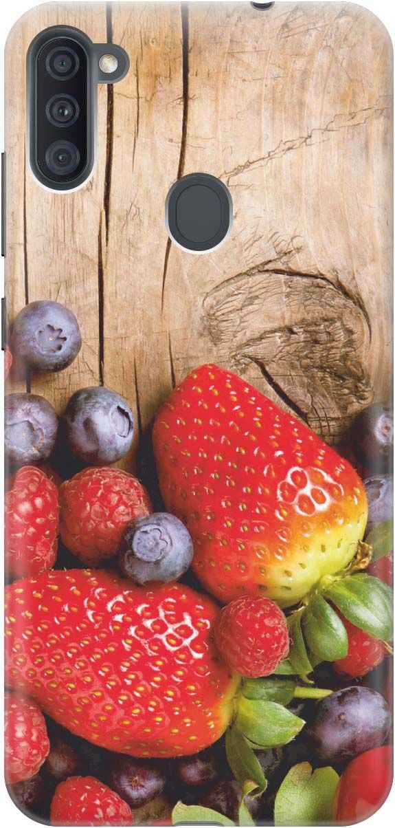 

Чехол на Samsung Galaxy A11/M11 с принтом "Дерево фруктов", Коричневый;красный, 376