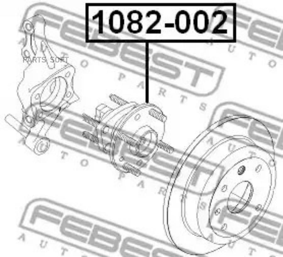 

Подшипник ступицы FEBEST 1082-002