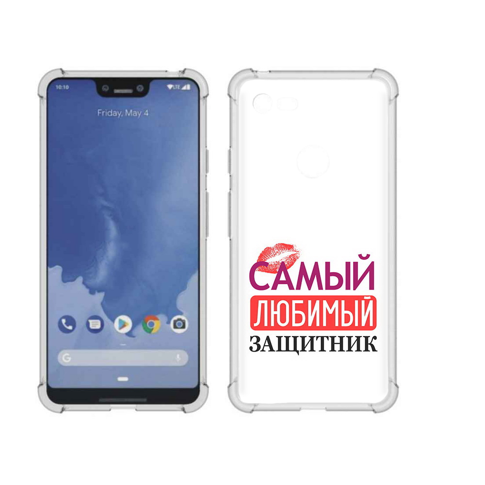 

Чехол MyPads Tocco для Google Pixel 3 XL любимый защитник, Прозрачный, Tocco