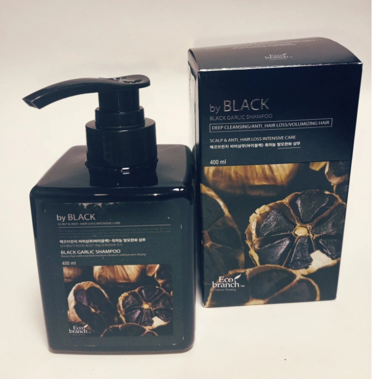 Шампунь Eco Branch против выпадения волос с экстрактом чёрного чеснока Black Garlic Shampo кетчуп heinz с чесноком и пряностями 320 гр