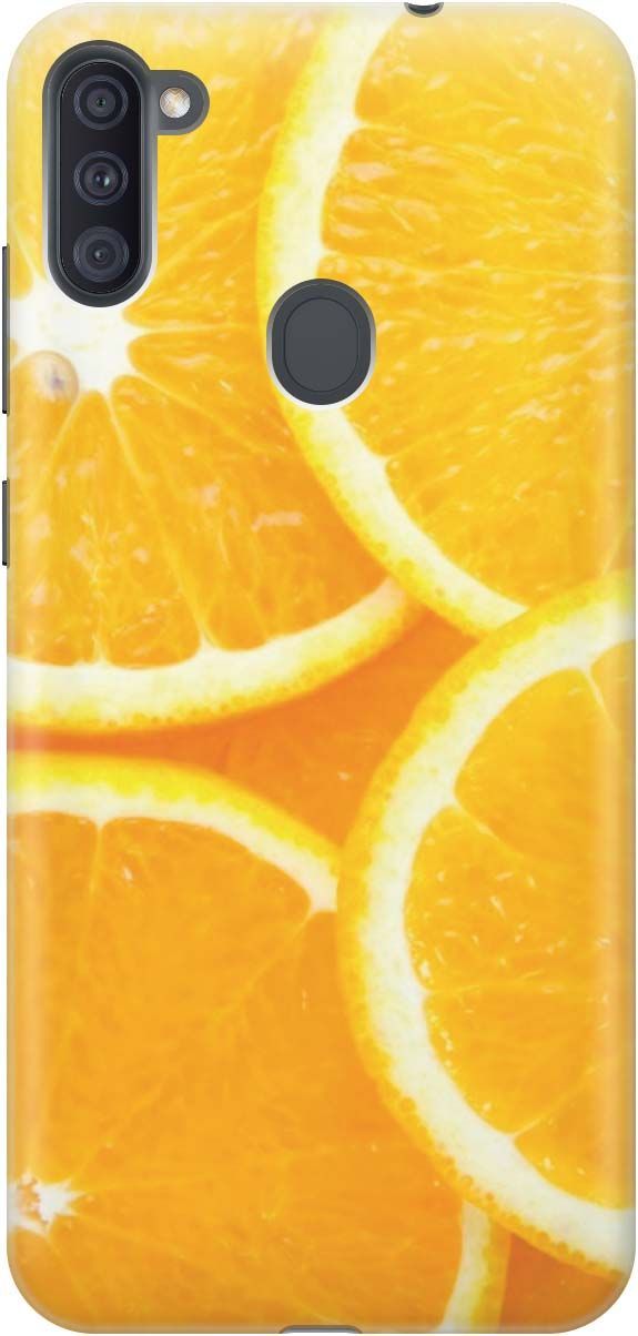 

Силиконовый чехол на Samsung Galaxy A11/M11 с принтом "Апельсины", Оранжевый, 376