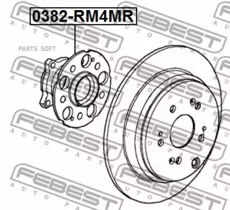 

Подшипник ступицы FEBEST 0382-RM4MR