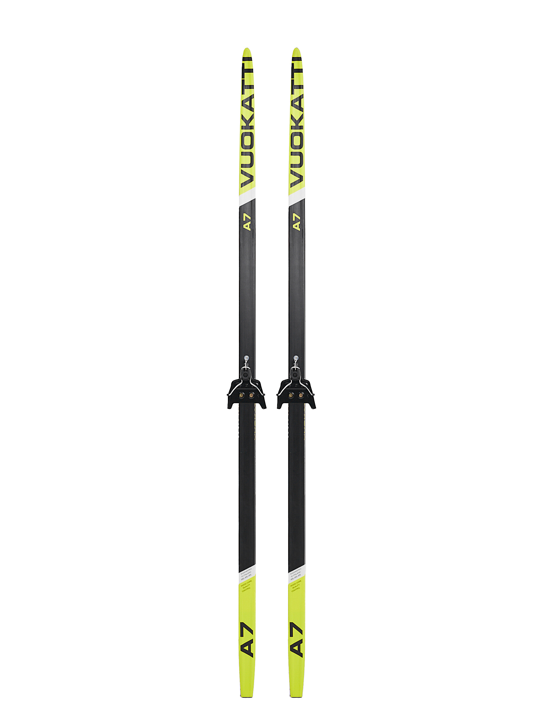 

Лыжный комплект Vuokatti 75мм 195 Step Wax Black/Yellow, Желтый, 75 мм Wax