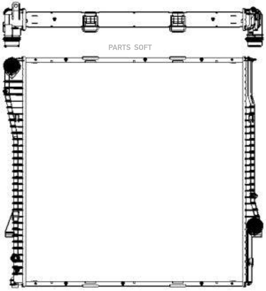 Радиатор Sakura 30121001 Bmw X5 3.0/4.4/4.6 Акпп 00-03 Sakura арт. 30121001