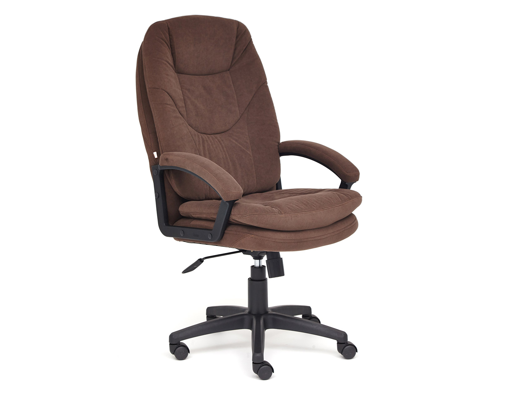 фото Кресло руководителя comfort lt коричневый, флок tetchair