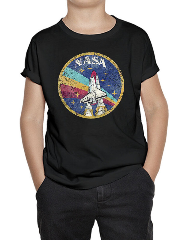 фото Футболка д/мальч. dreamshirts studio ракета наса / nasa щ цв. черный р.98