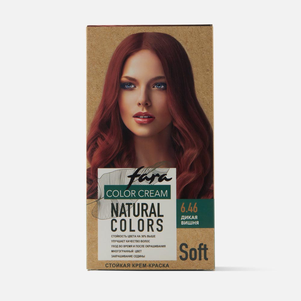 Краска для волос Fara Natural Soft 327 Дикая вишня 270 мл