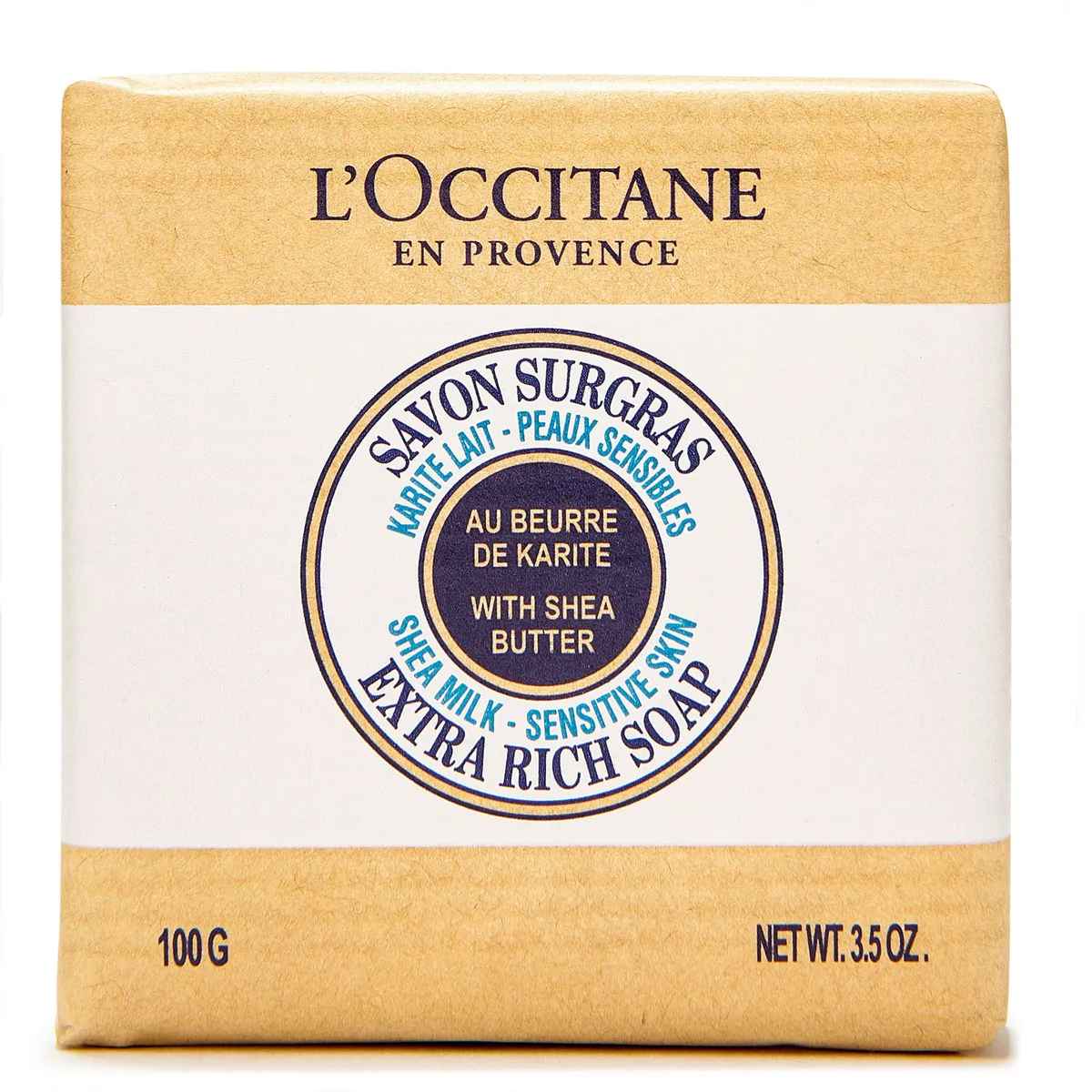 Купить Мыло для чувствительной кожи L'Occitane Молоко-Карите 100 г