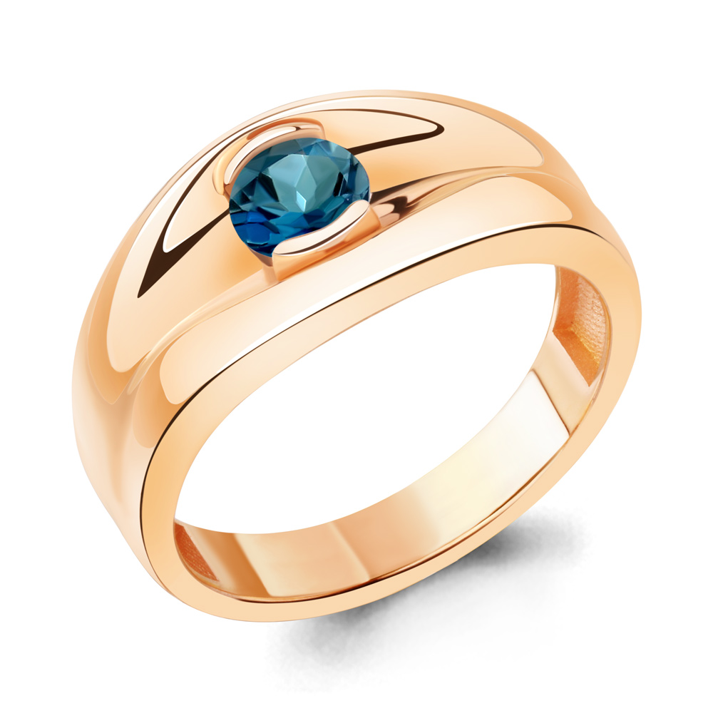 

Кольцо из серебра с топазом Aquamarine Aquamarine 6952208_925_з р. 17,5, 6952208_925_з