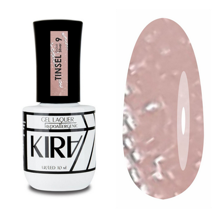 

База KIRA, Tinsel Silver №9