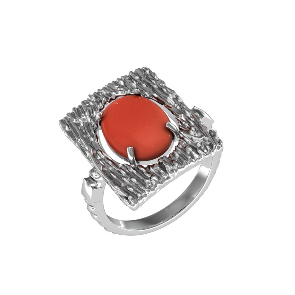 

Кольцо из серебра р.  ПРИВОЛЖСКИЙ ЮВЕЛИР 293704-SR, сердолик, 293704-SR